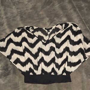 Black and White Women's Top
